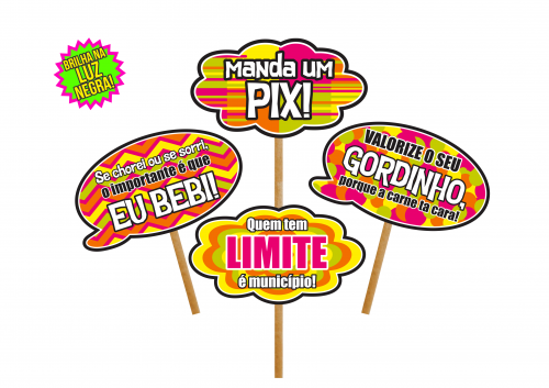 plaquinhas divertidas para fotos