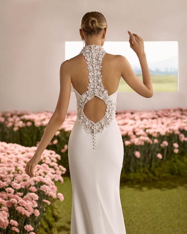 orçamento detalhado vestido de noiva dourado luxuoso
