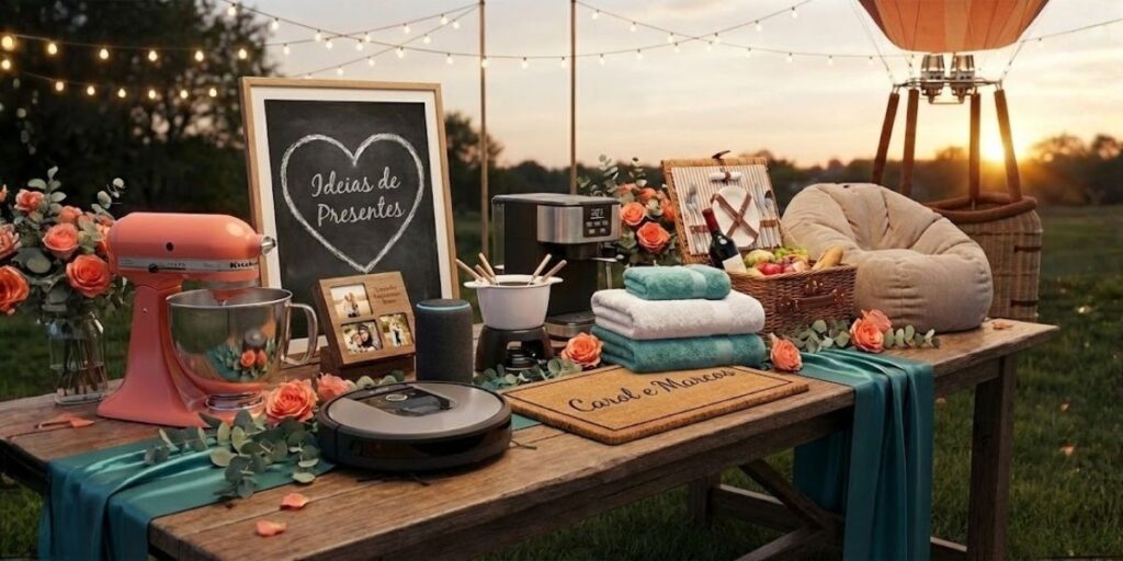 presente de casamento para noivos que já moram juntos