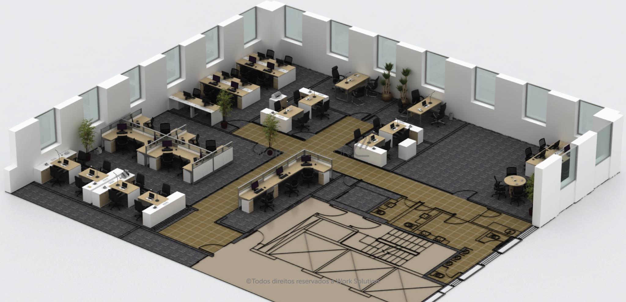 projeto 3D de decoracao