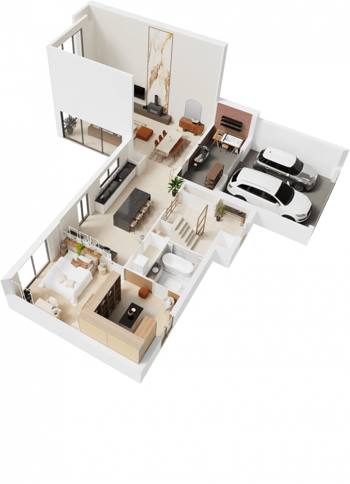 projeto 3D de decoracao