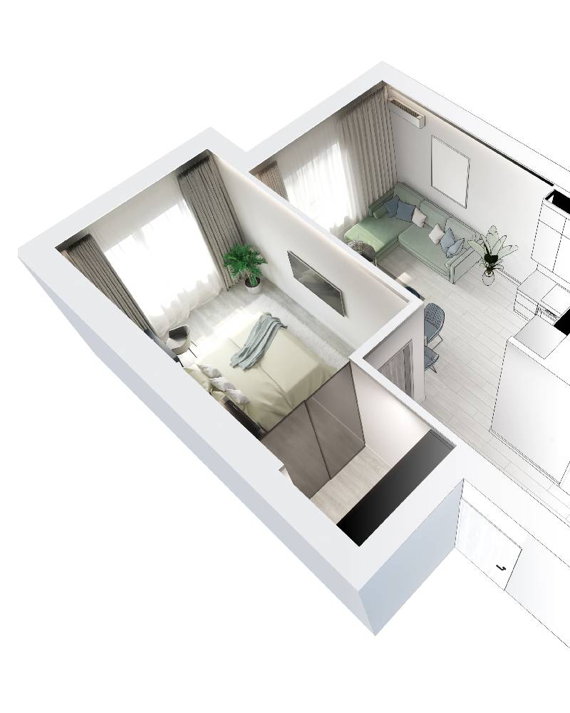 projeto 3D de decoracao