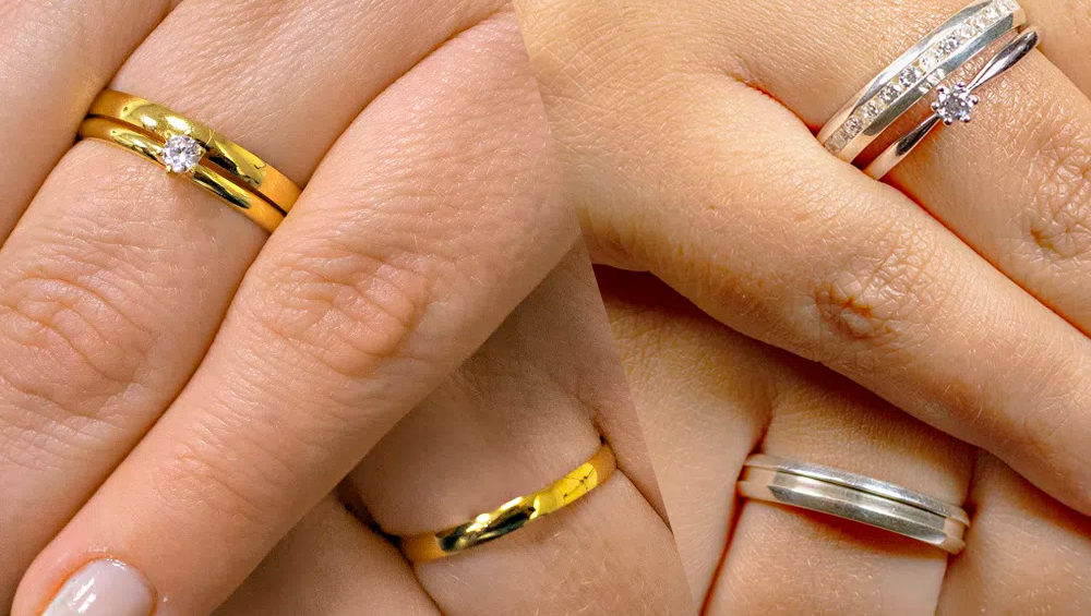 Aliança de Noivado vs. Aliança de Casamento: Entenda as Diferenças