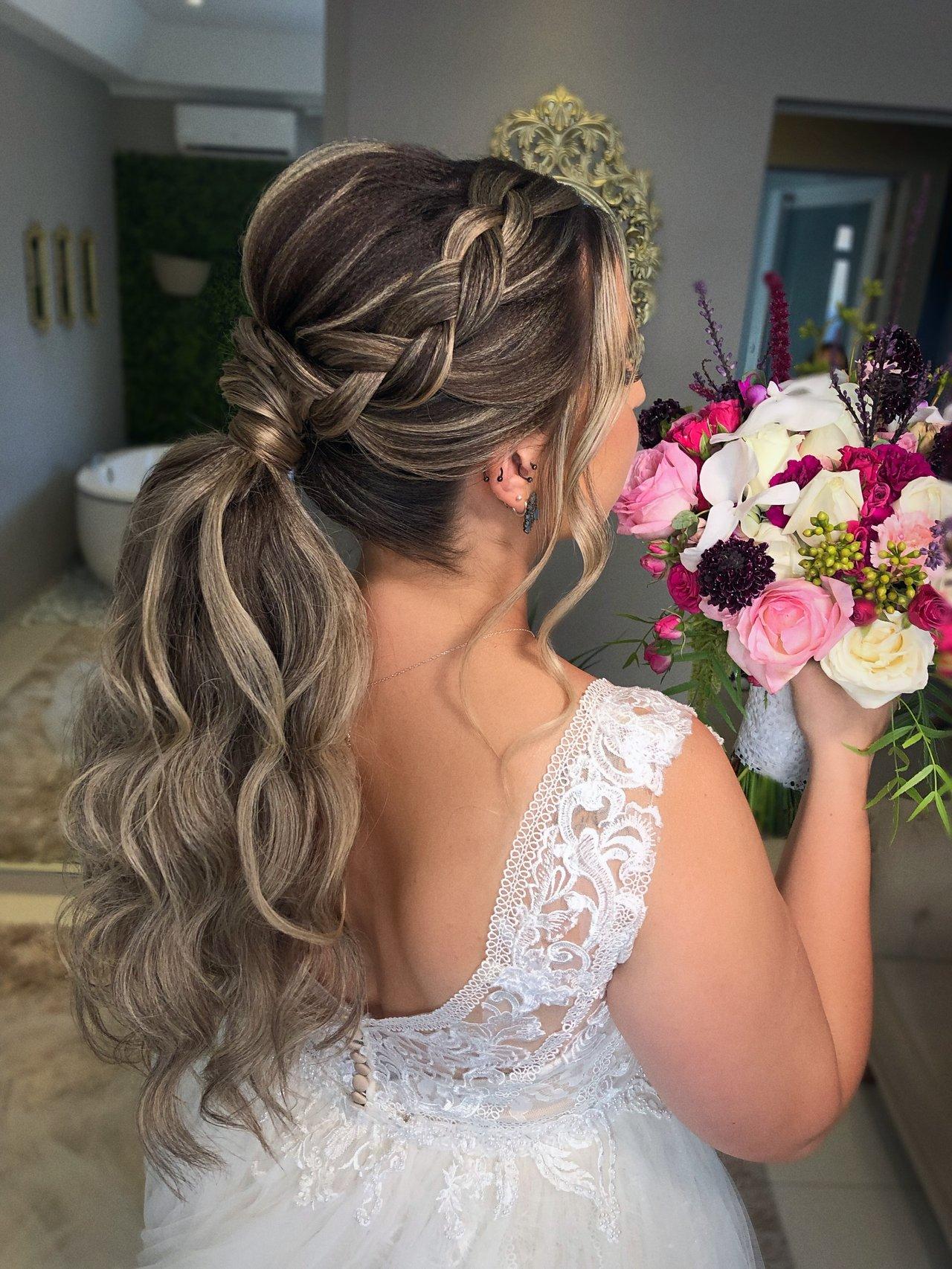 rabo de cavalo para noiva