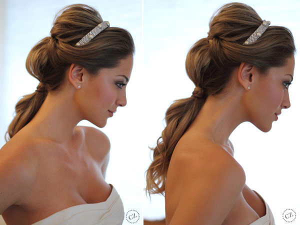 rabo de cavalo para noiva