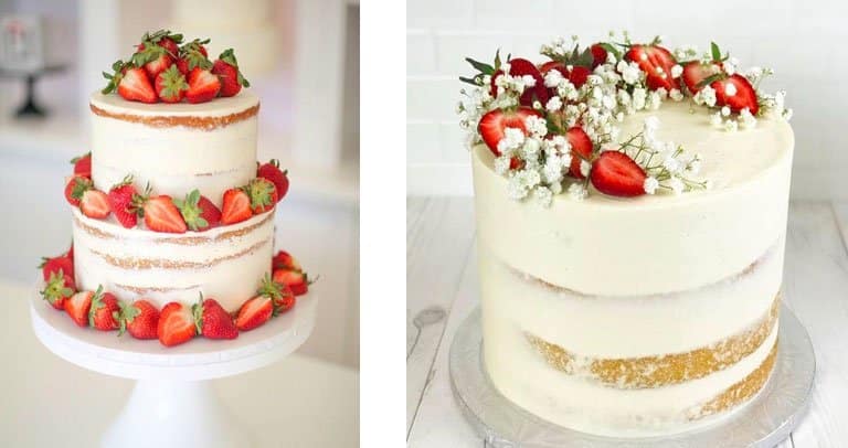 Tendências de sabores de bolo de casamento para 2024/2025