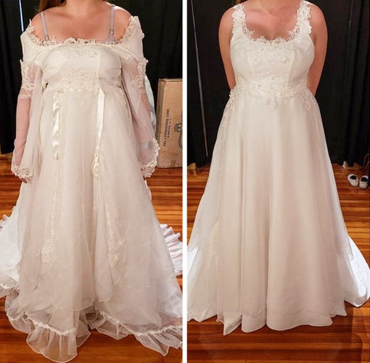 reforma de vestido de noiva antigo