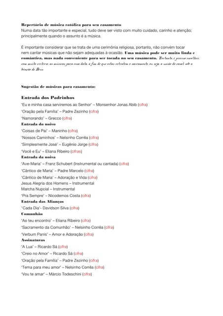 musicas para entrada da noiva na igreja