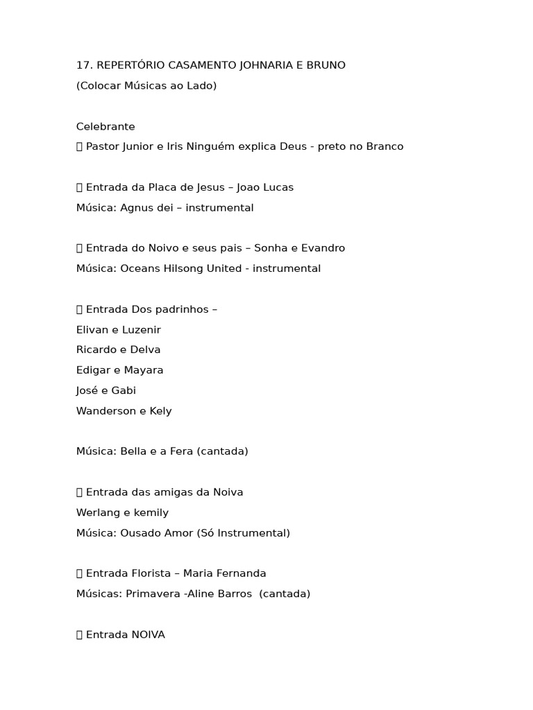 erros ao escolher musica para casamento