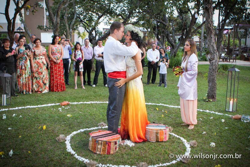 ideias criativas ritual quatro elementos casamento