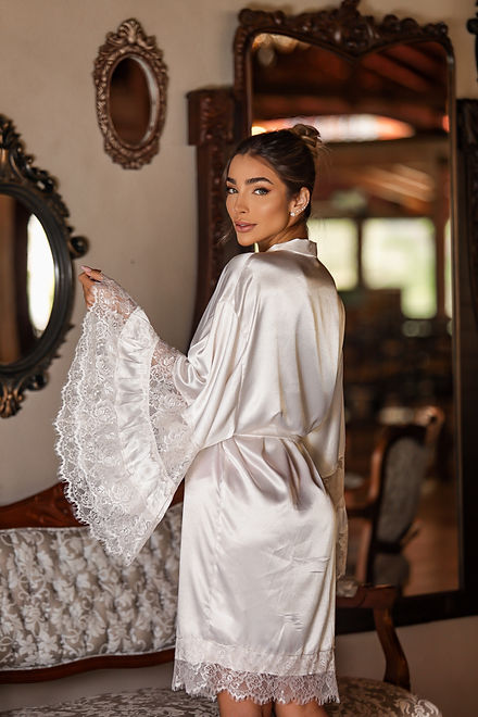 Robe de noiva com renda