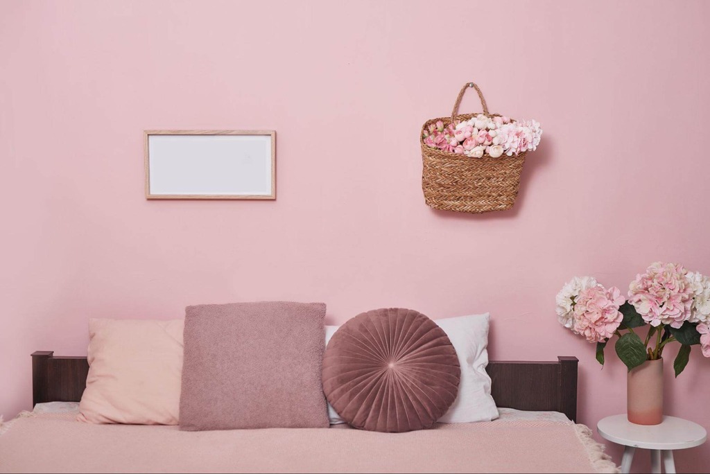 decoração rosé