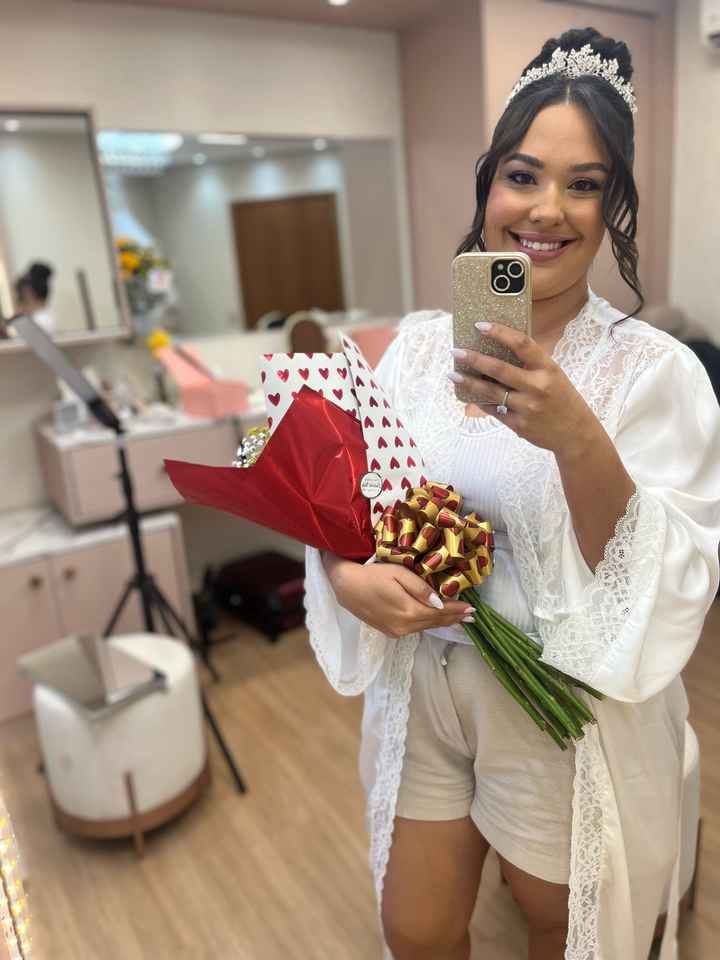 roupão para noiva making of