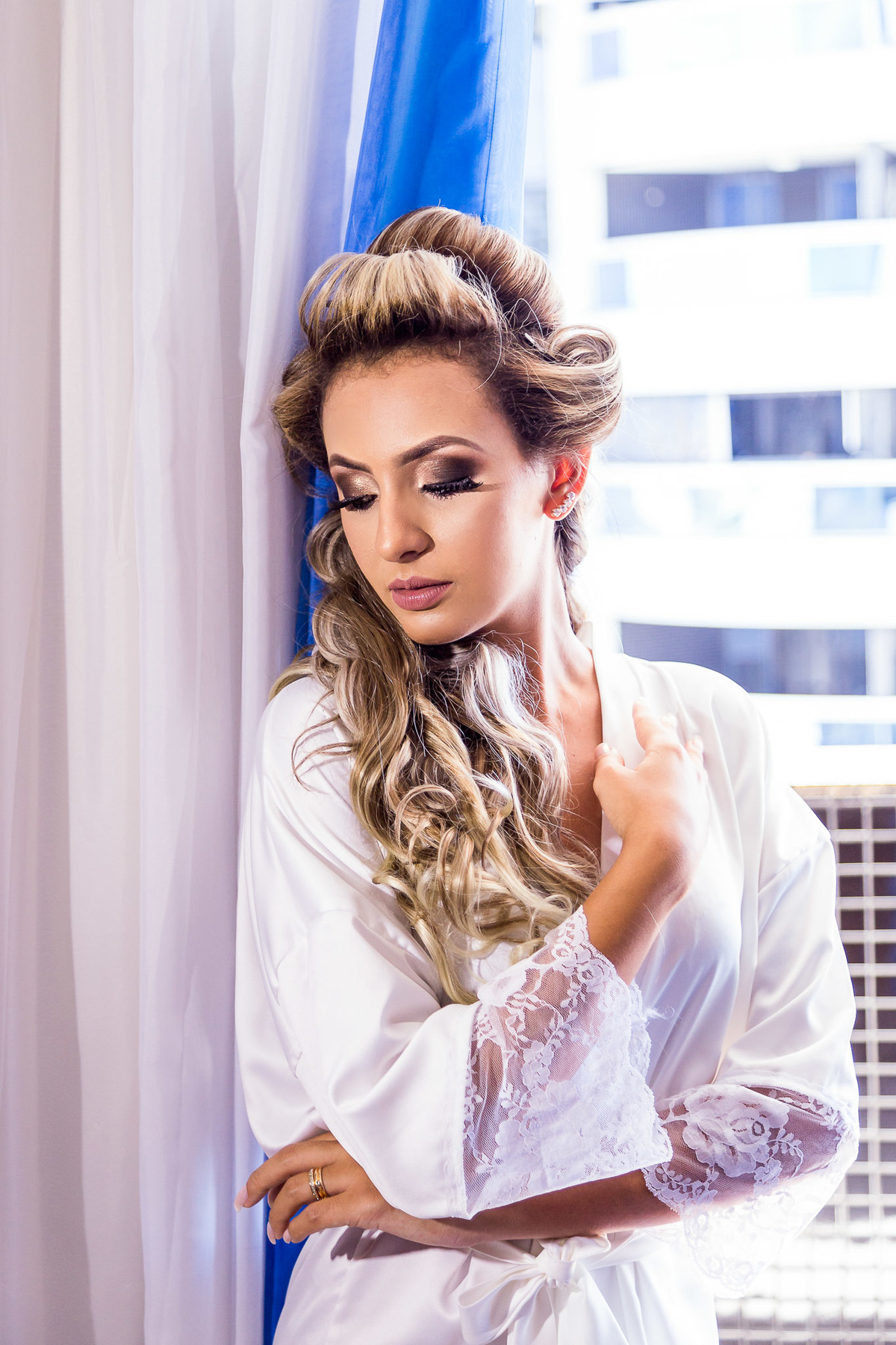 roupão para noiva making of