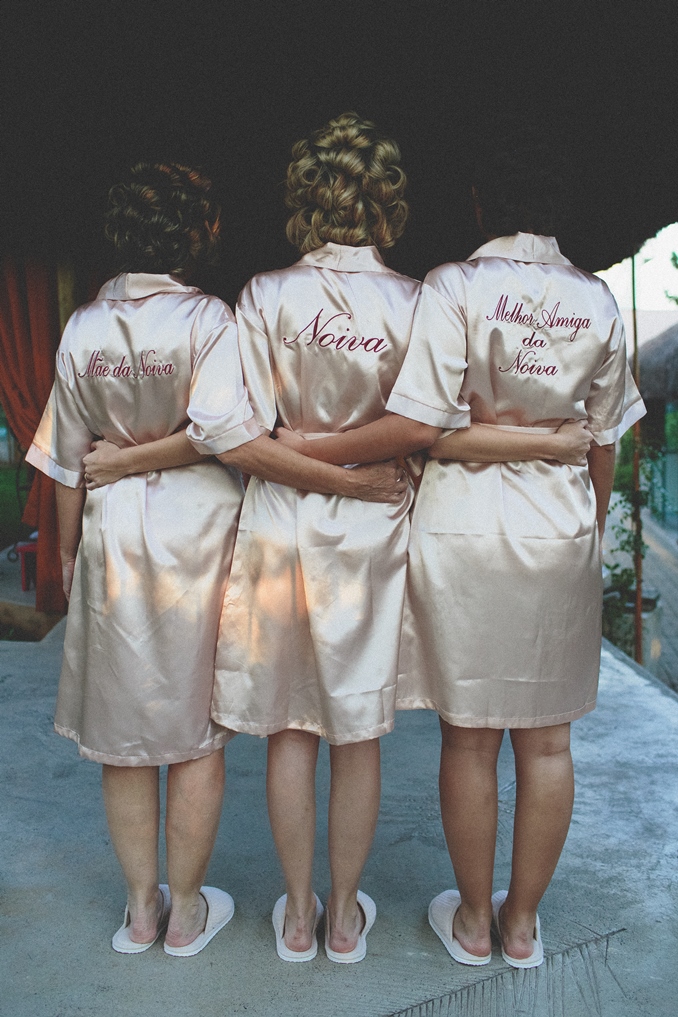 roupão para noiva making of