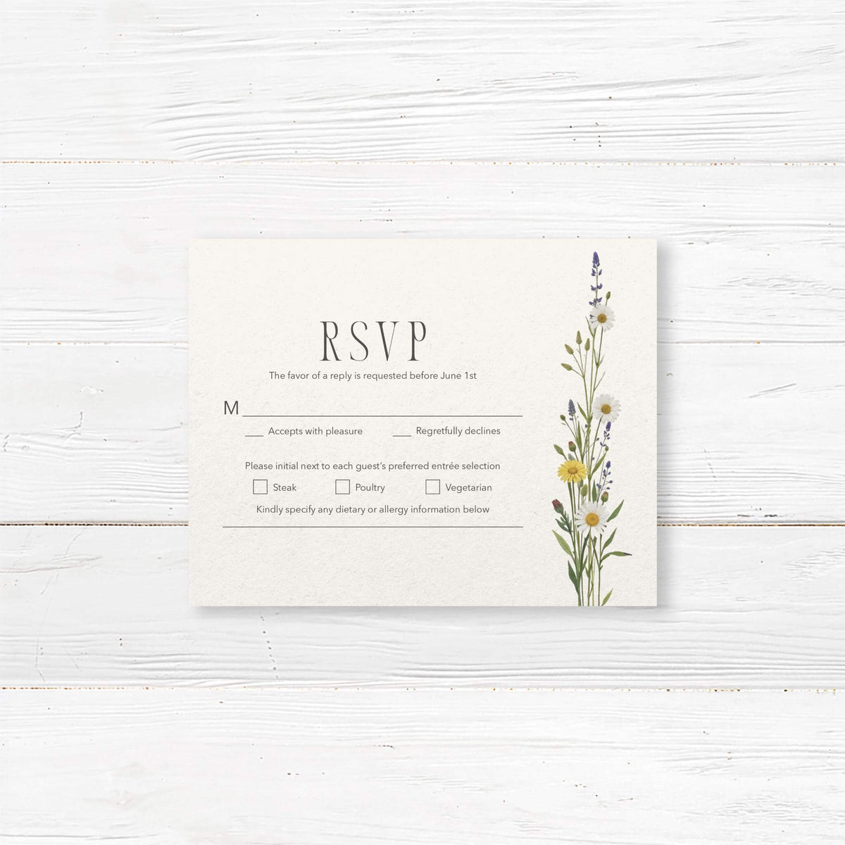 etiqueta para convidados RSVP