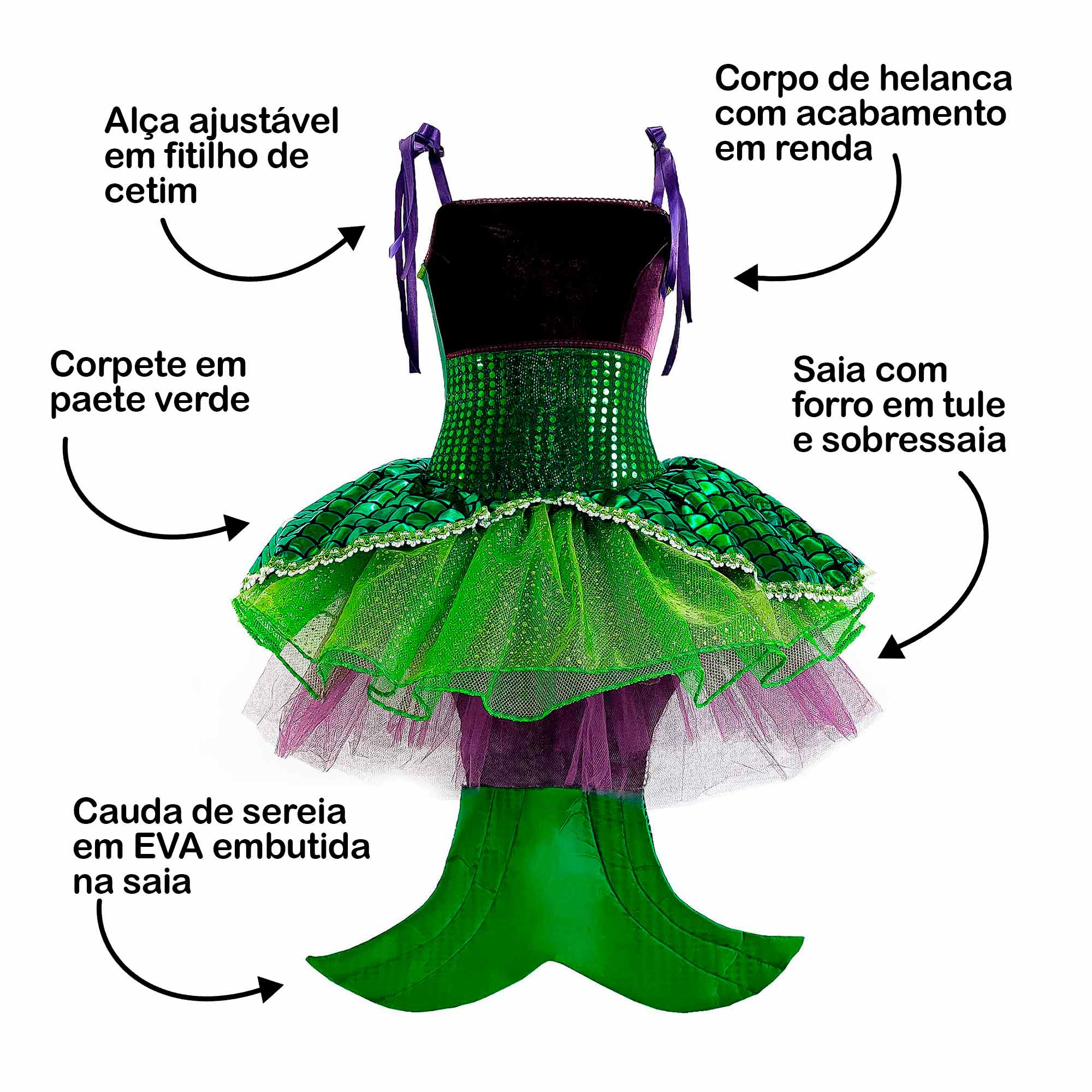 Para vestidos de festa