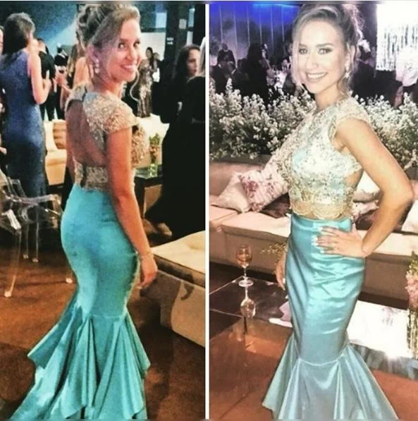 Para vestidos semi-sereia