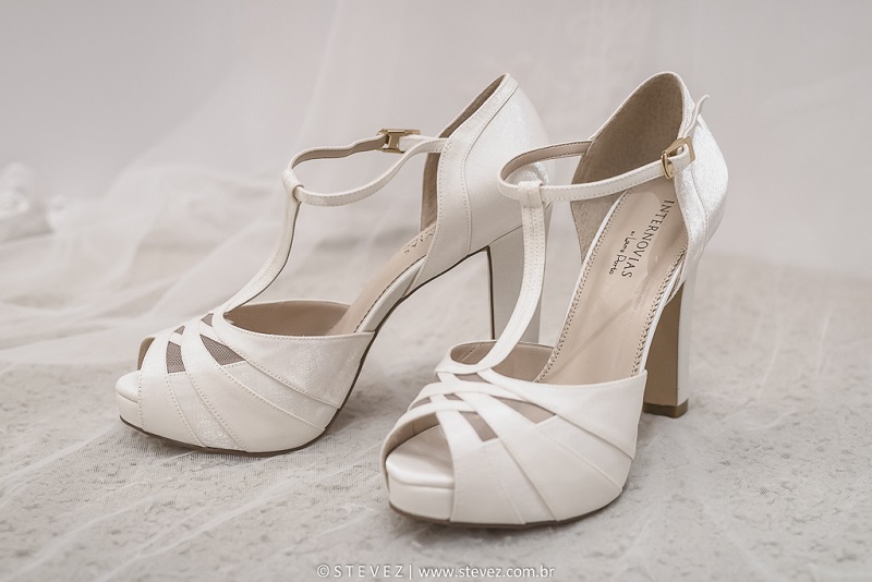 sapatos de noiva de luxo