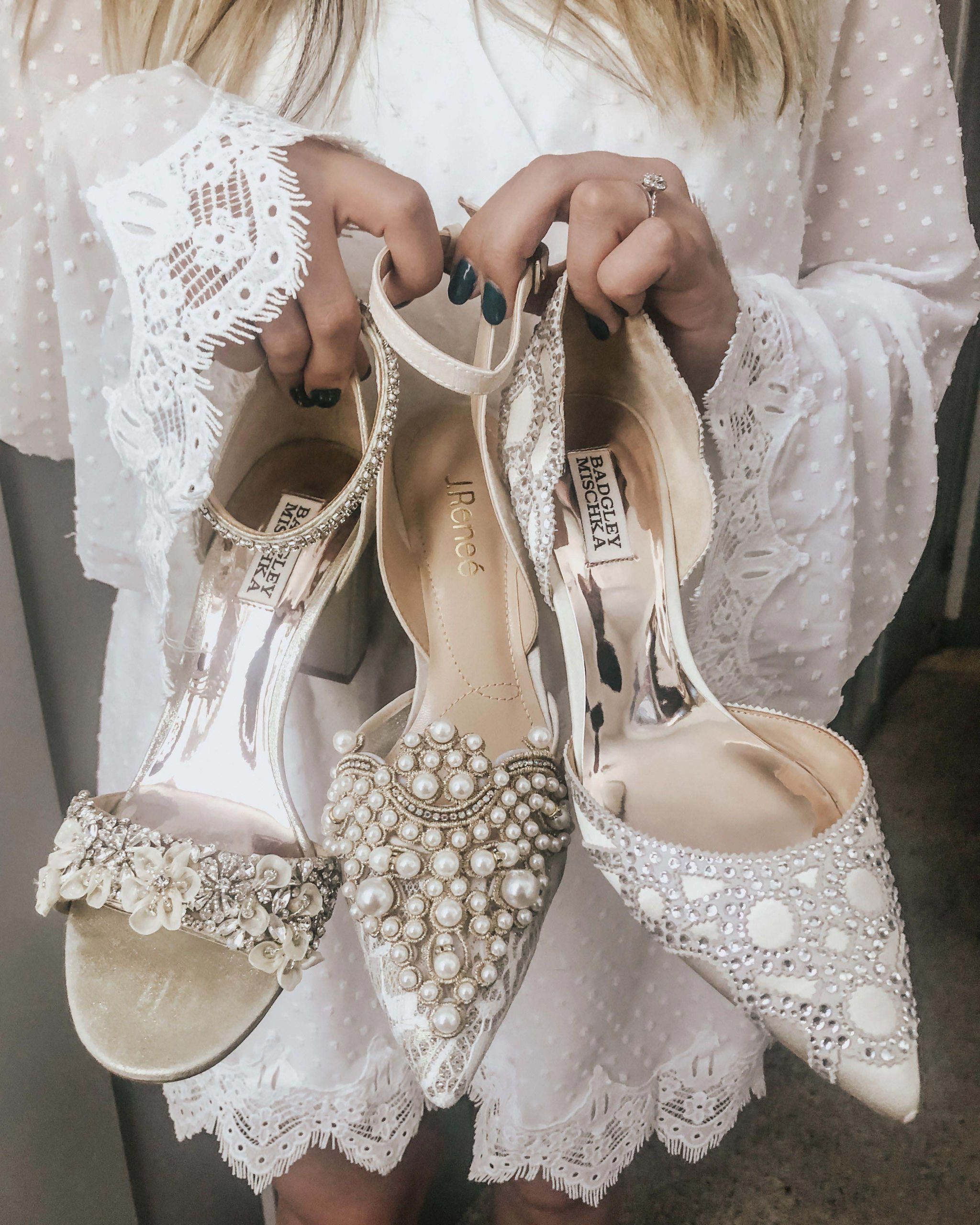 sapatos de noiva com cristais