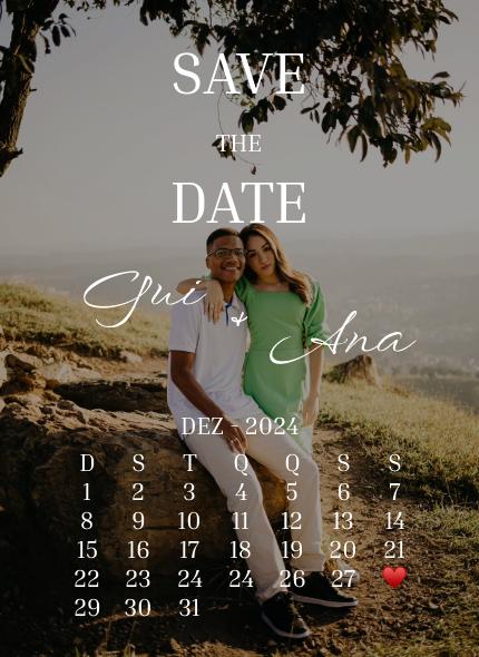 save the date tradução