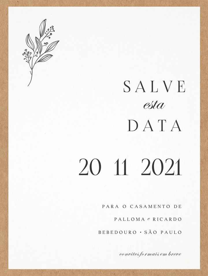 save the date tradução