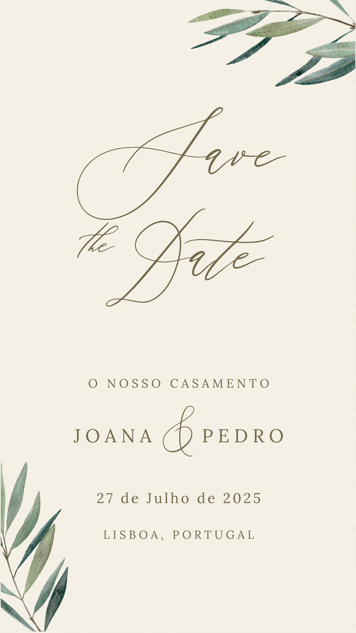 save the date tradução