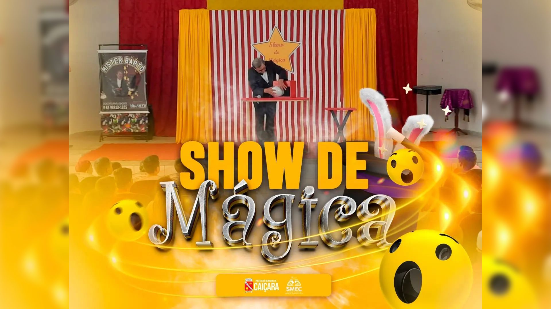 mágico para formatura