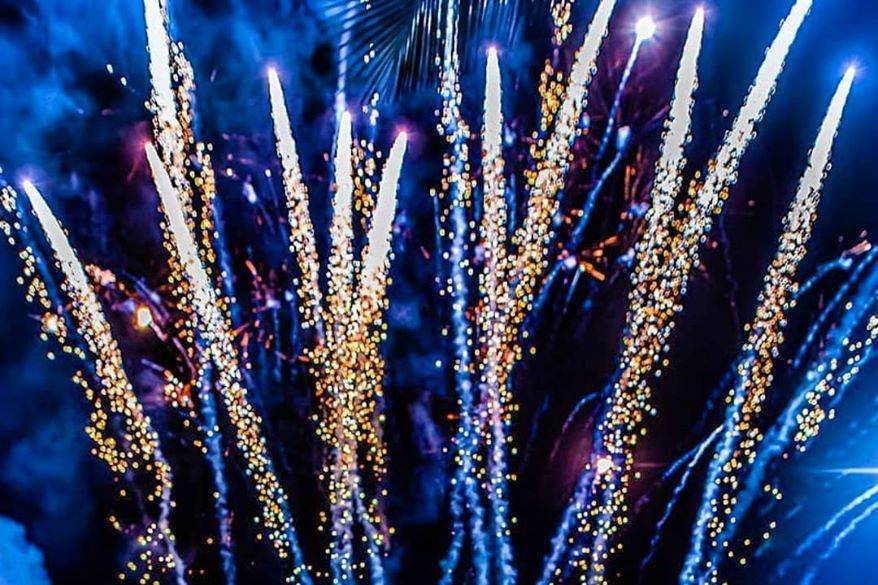 show de pirotecnia (fogos de artificio)