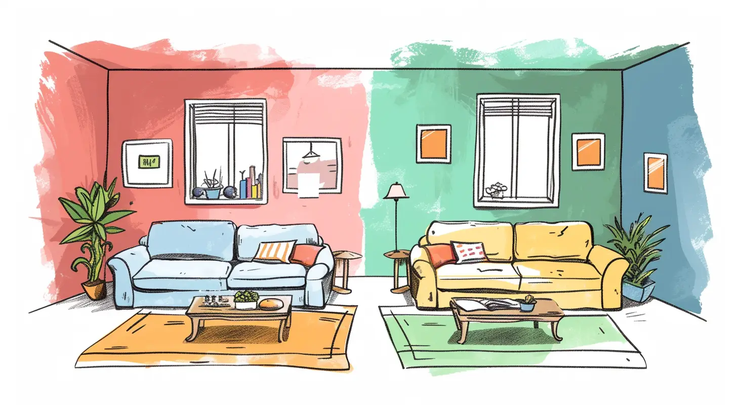 simetria em ambientes