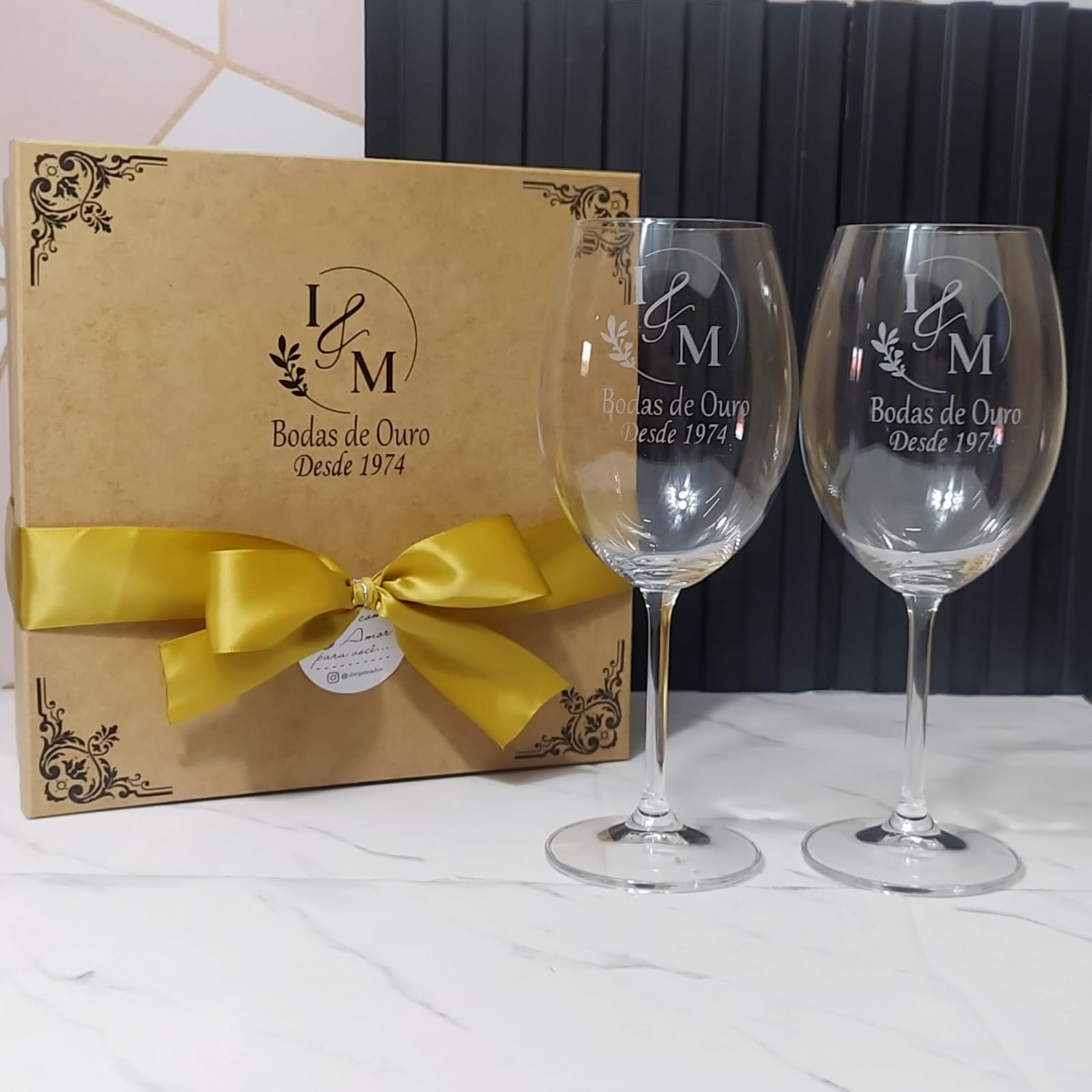 tacas de cristal para brinde