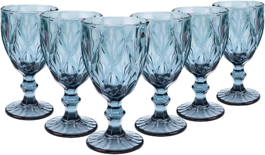 Taças de água para casamento cristal titânio
