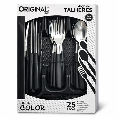 Talheres pretos