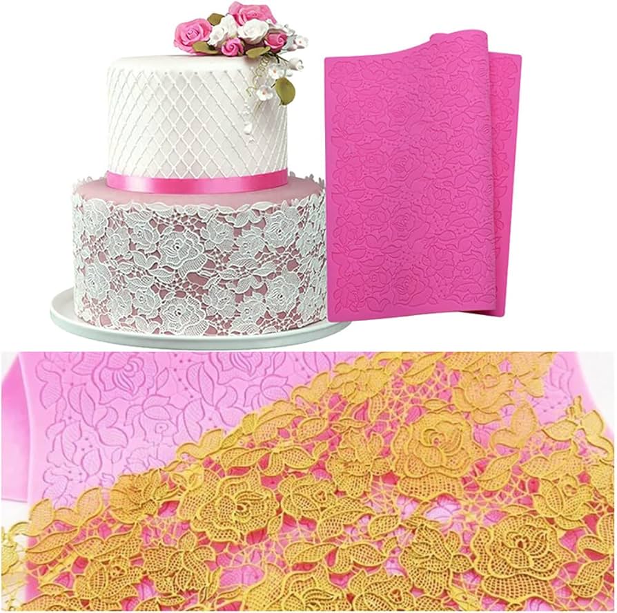 ideias de tapete para area do bolo decorada