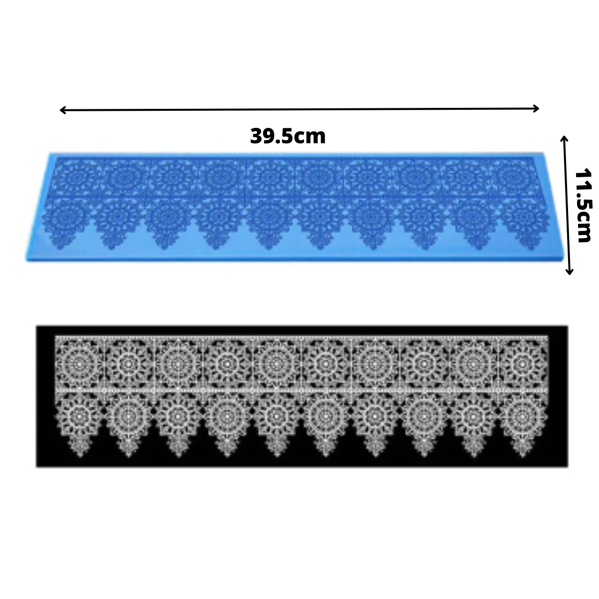 ideias de tapete para area do bolo decorada