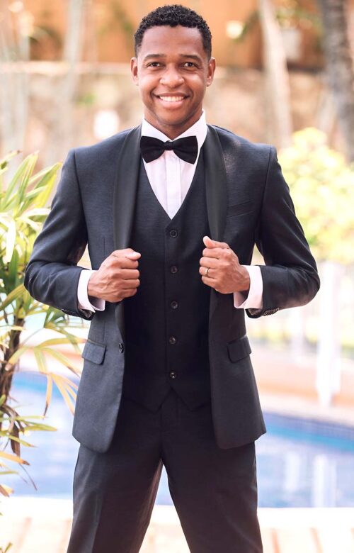 terno preto para noivo