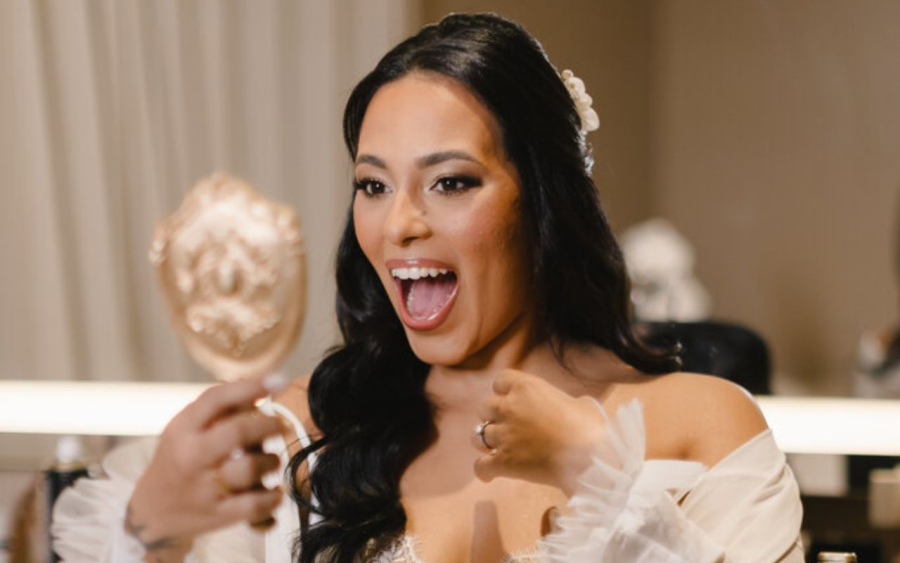 teste de penteado e maquiagem