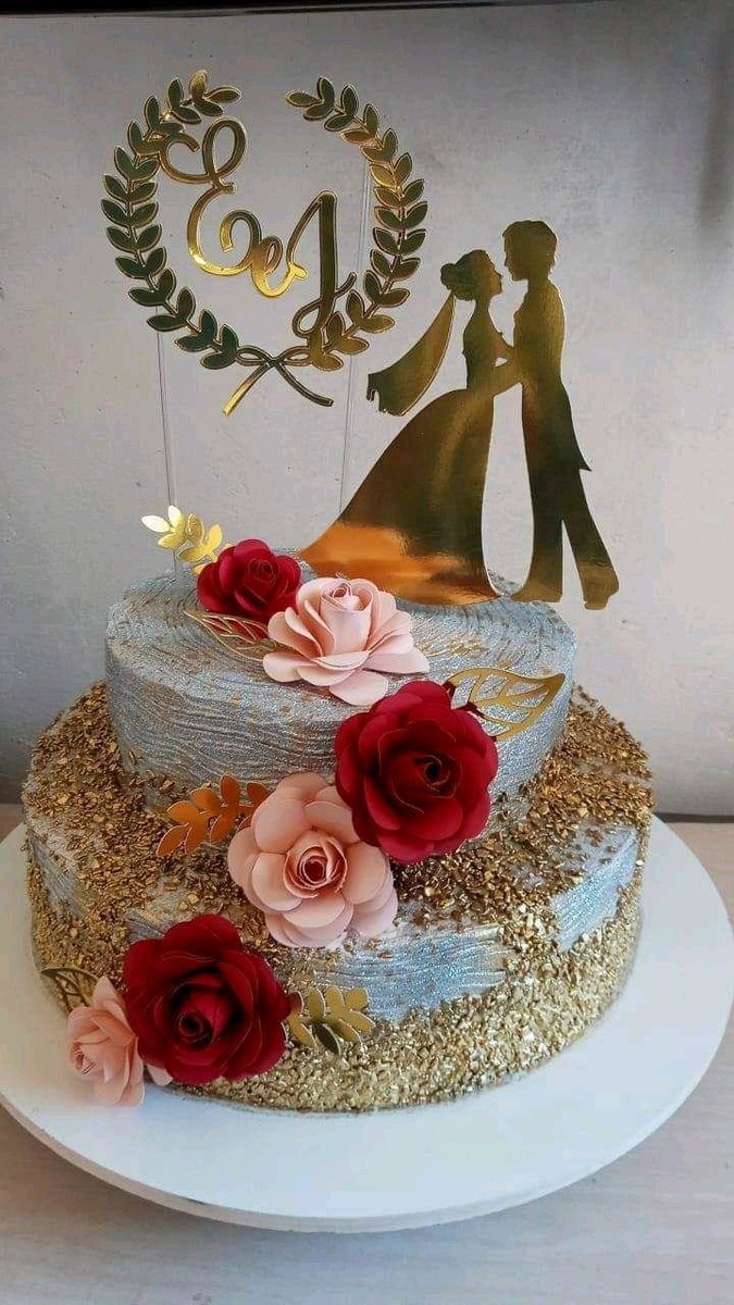 topo de bolo para casamento