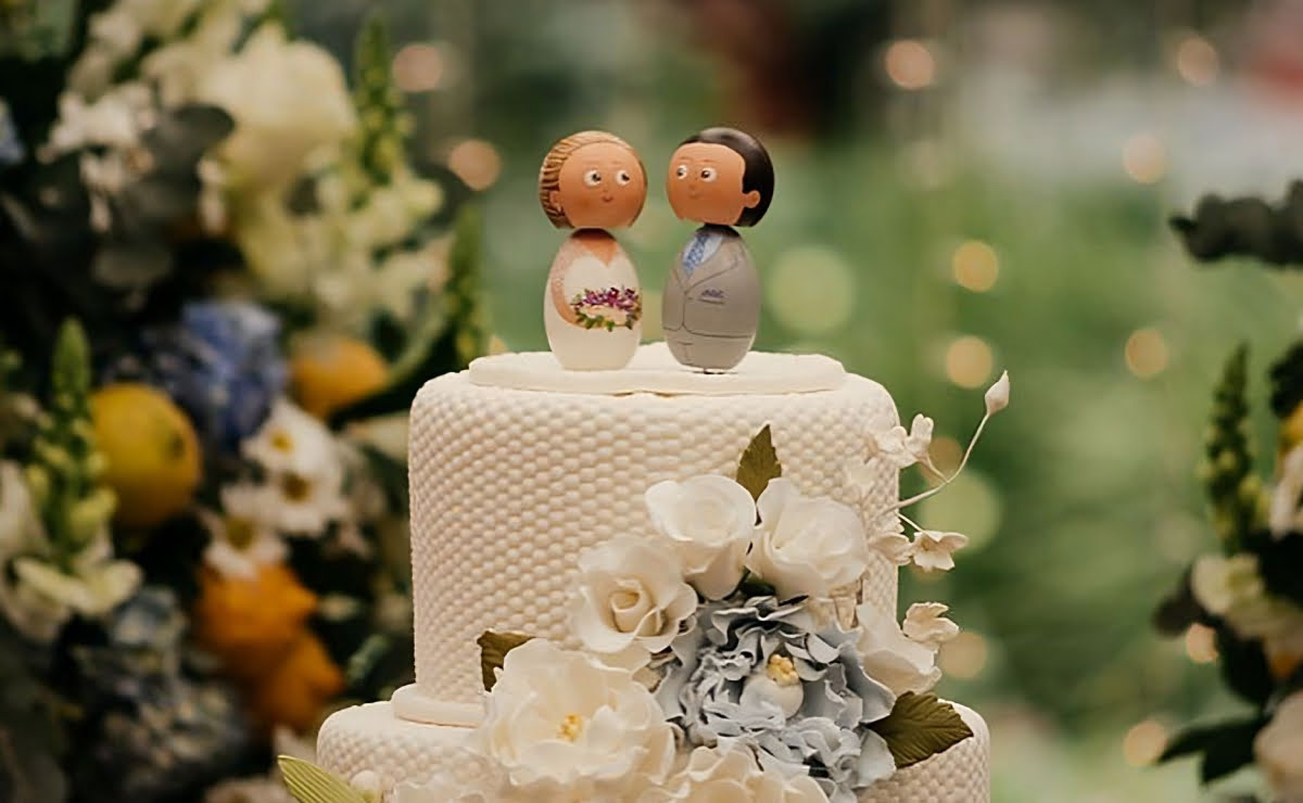 topo de bolo para casamento