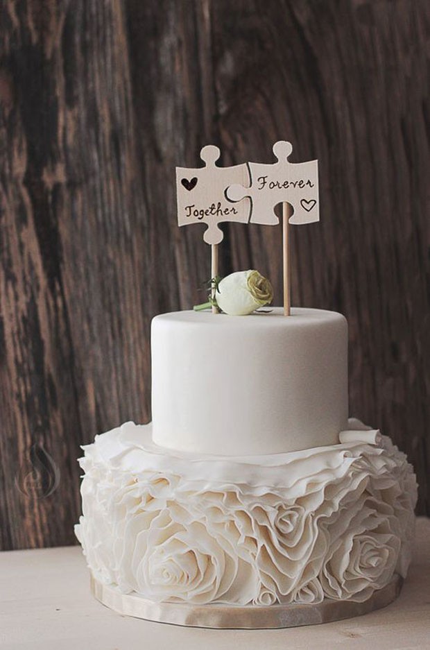 topo de bolo para casamento