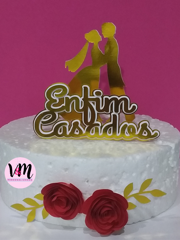 topo de bolo para casamento