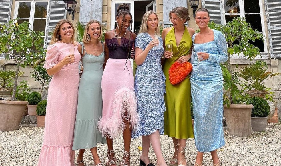 traje esporte fino feminino para casamento a noite