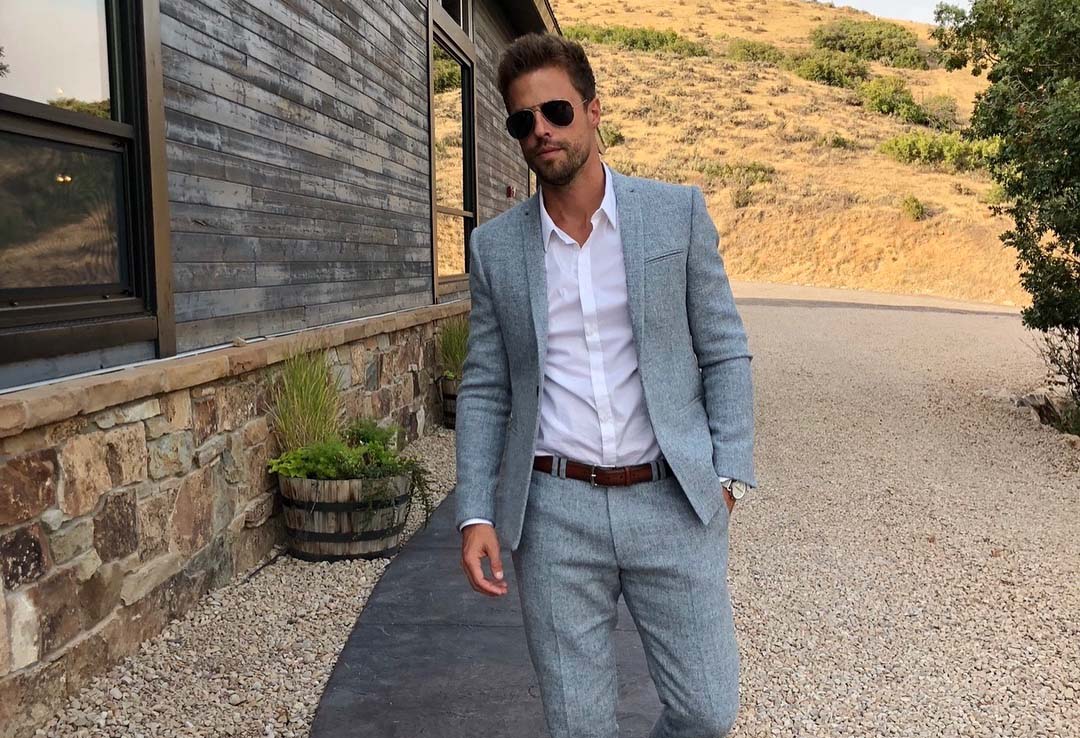 inspiração traje esporte fino masculino casamento