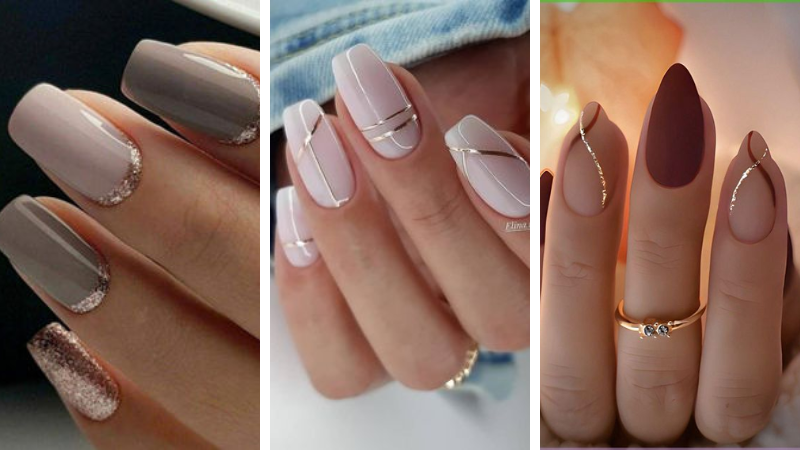 unhas para casamento a noite