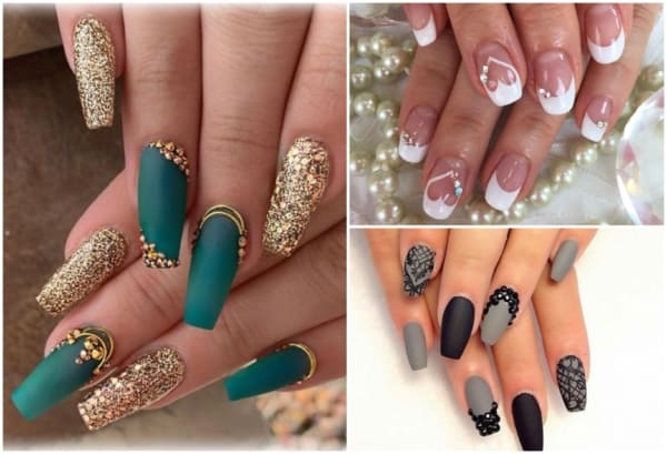 unhas decoradas para casamento