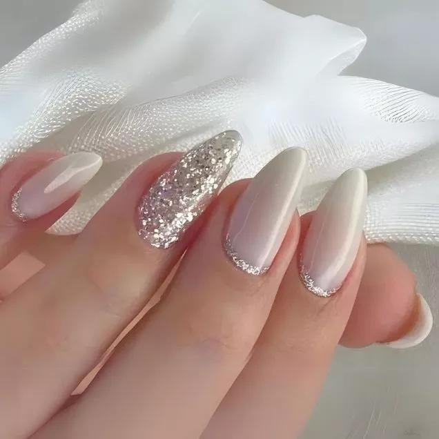 ideias de unhas de noiva para casamento civil