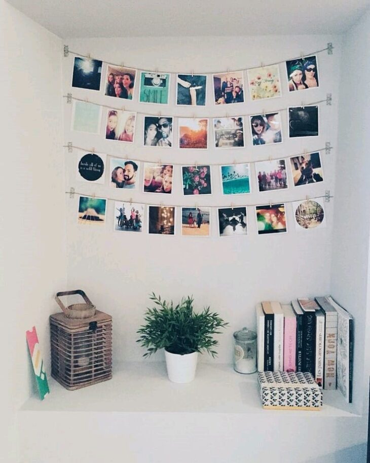 Varal de fotos personalizado