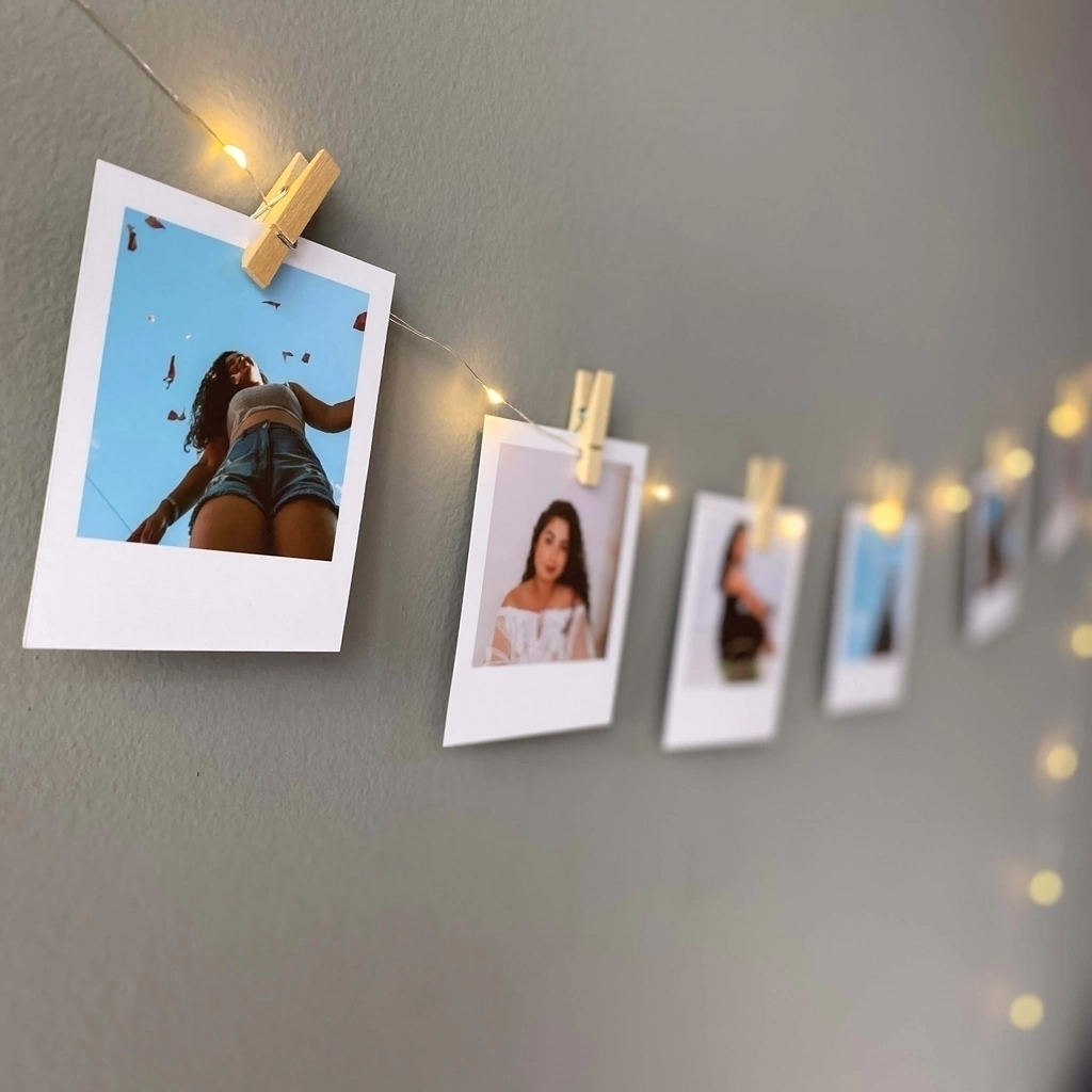 Como fazer varal de fotos