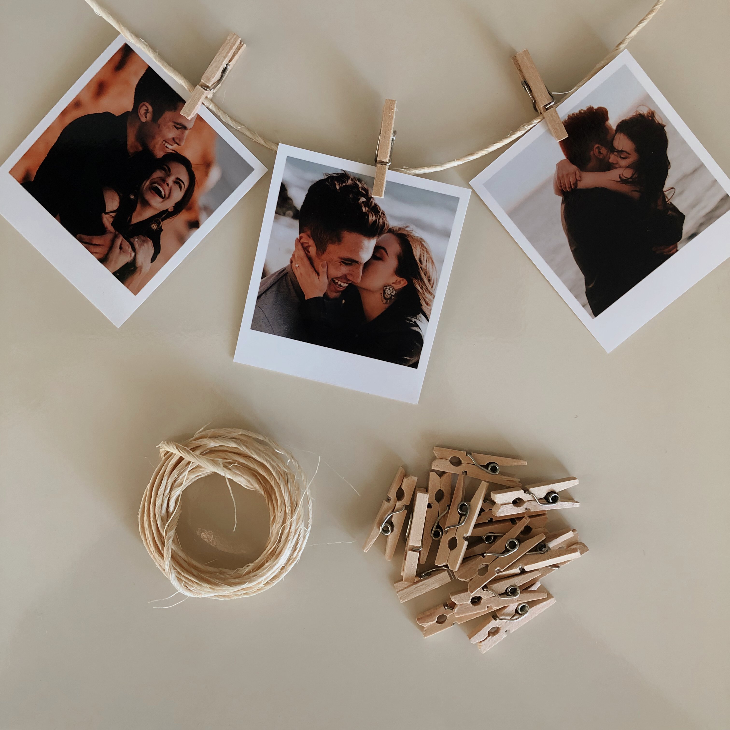 Varal decorativo para fotos