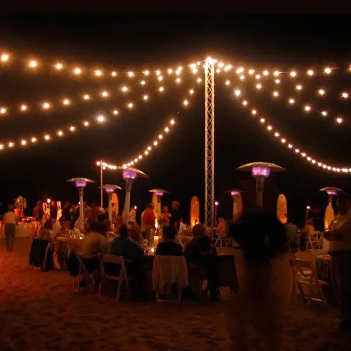 luzes de jardim